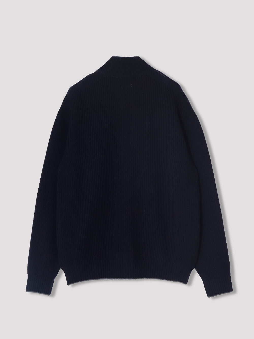 Platinum Bulky Wool Full Zip 【Navy】 – GIM online store