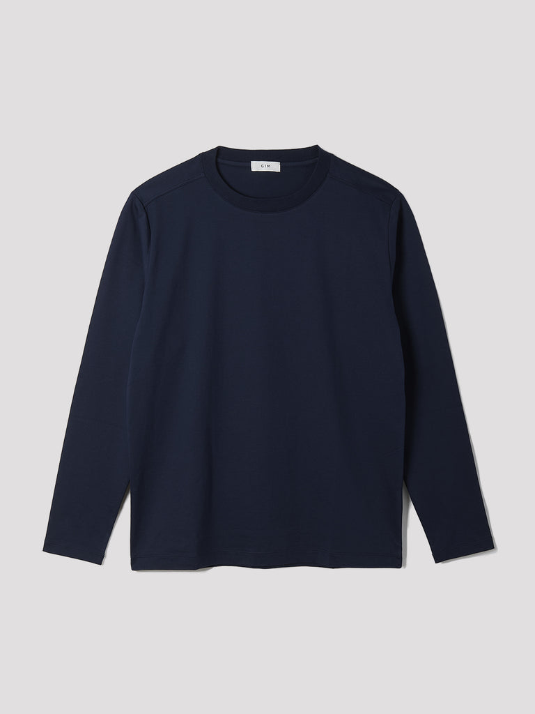 GIM公式】Platinum Faceコットン長袖Tシャツ｜ジャケットインナーにも
