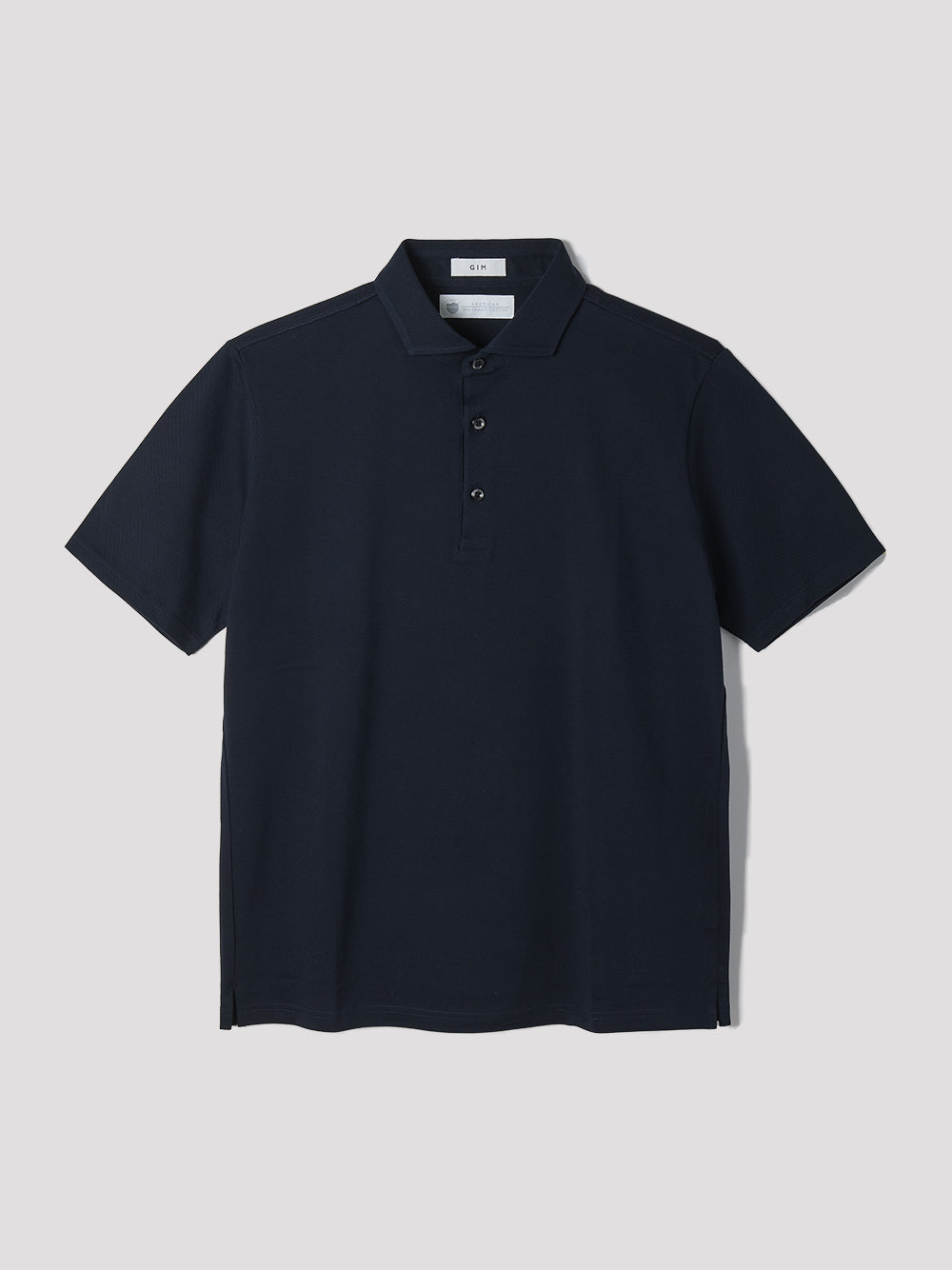 American Sea Island Cotton Polo【Navy】 – GIM online store