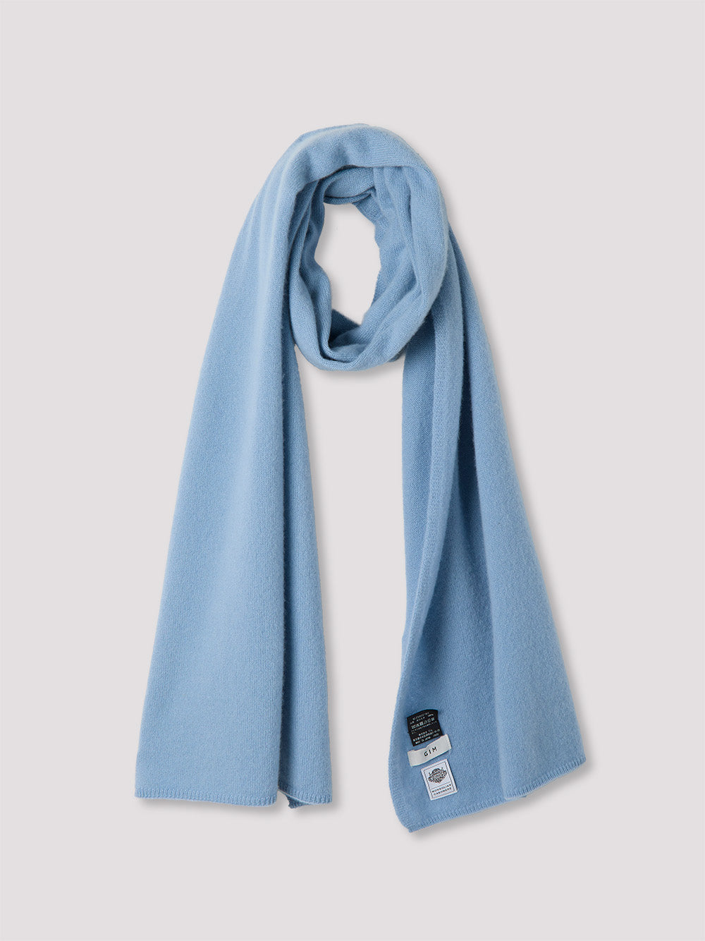 Cashmere Large Scarf【Saxe Blue】 – GIM online store