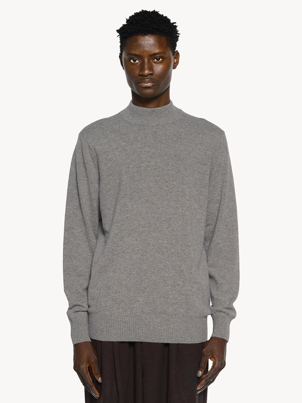 10G Cashmere Mock Neck【L.Gray】 – GIM online store